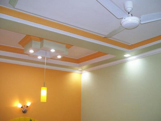 kombinasi warna cat plafon rumah minimalis