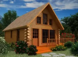desain rumah kayu minimalis type 36