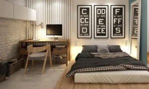 desain kamar tidur minimalis ukuran 4x4
